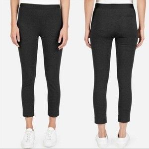 Everlane The Stretch Ponte Pant Women's XS Charcoal Cropped Stretchy Waist